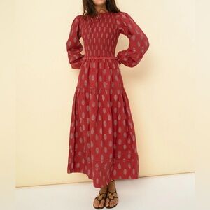 Sonmer Camila Dress in Burgundy 🎉